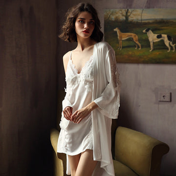 Women’s Suspender Dress & Nightgown Two-Piece Set