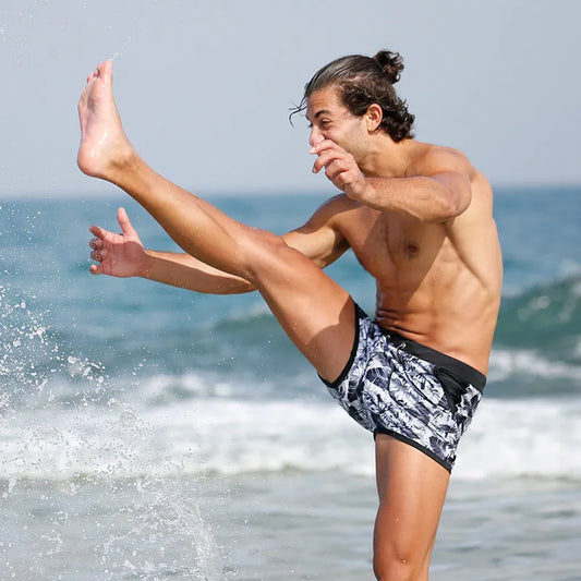 Taddlee Boxer-Style Swim Trunks for Men