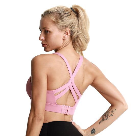 Shockproof Cross Strap Sports Bra