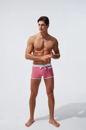 Sexy Front-Pocket Swim Trunks – Men’s Short Swim Briefs