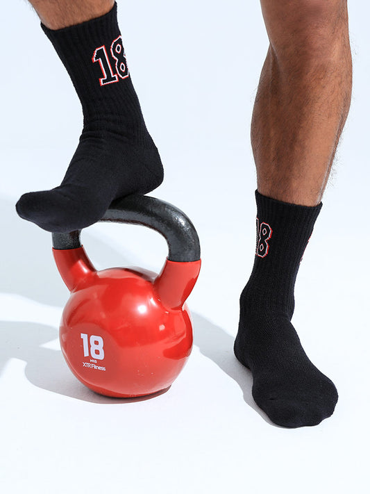 Sports Fitness Cotton Socks – Breathable & Cushioned