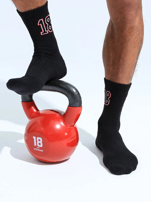 Sports Fitness Cotton Socks – Breathable & Cushioned