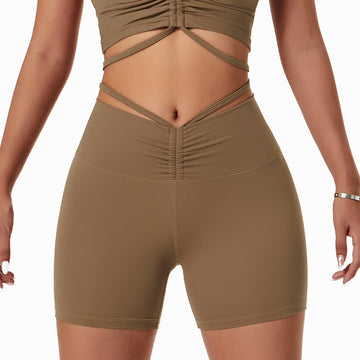 Nude Yoga Shorts for Women – Flex & Run
