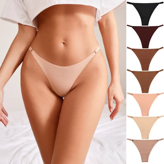 Seamless Low Waist Cotton Underwear