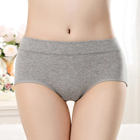 Mid-Rise Cotton Triangle Panties