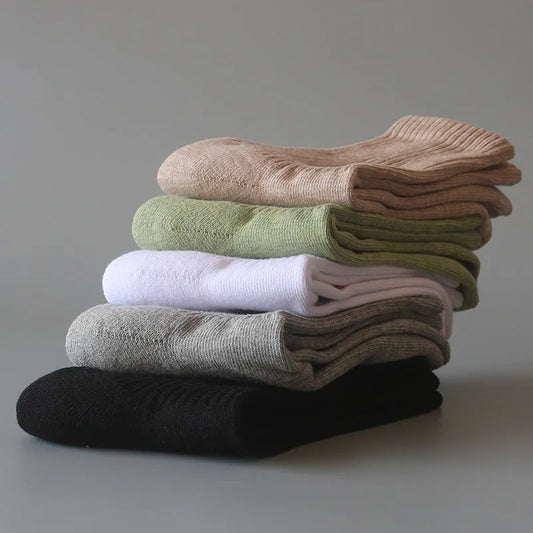 Cotton Thickened Athletic Socks – Cushioned Comfort