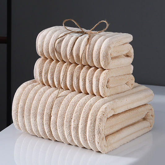 Super Soft and Transient Absorption Coral Fleece Towels
