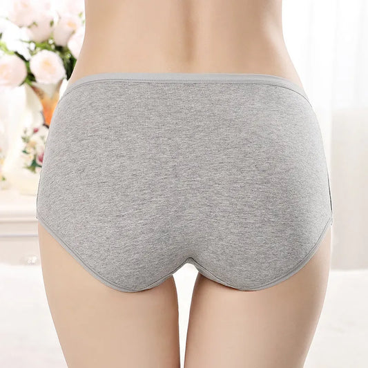 Mid-Rise Cotton Triangle Panties