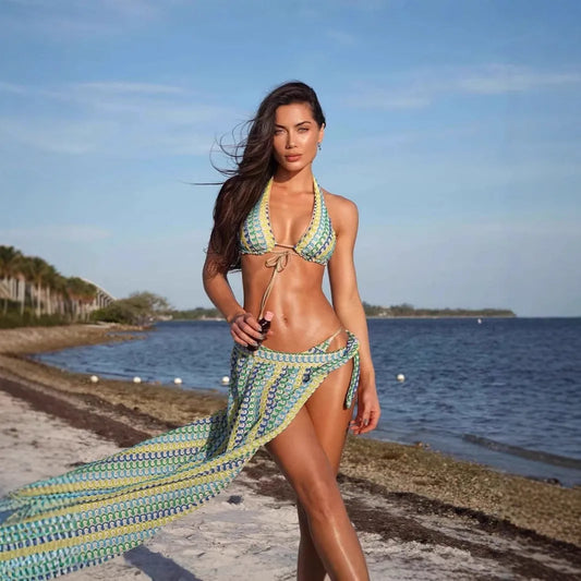 Lace Casual Sexy Beach Bikini Swimsuit Blouse